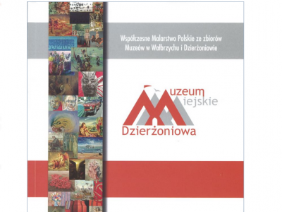 okładka wydawnictwa "Współczesne Malarstwo Polskie ze zbiorów Muzeów w Wałbrzychu i Dzierżoniowie"