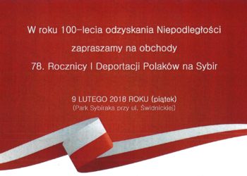 78. Rocznica I Deportacji Polaków na Sybir