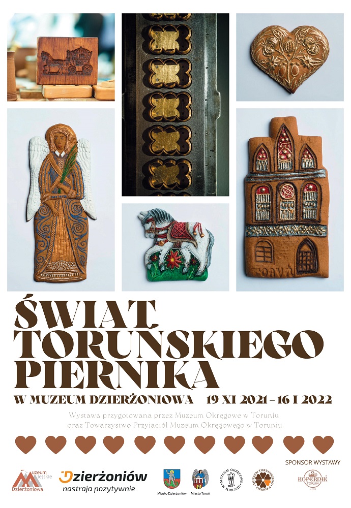 plakat wystawy Świat Toruńskiego Piernika w Dzierżoniowie