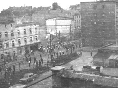 Manifestacja w Dzierżoniowie 31.08.1982 / ze zbiorów Muzeum Miejskiego Dzierżoniowa