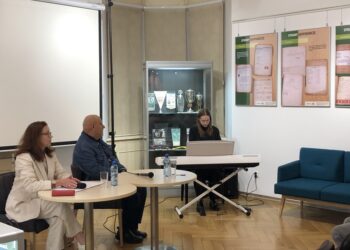 promocja książki "Czesław Miłosz portretowany z pamięci przez Adam Lizakowskiego" 1