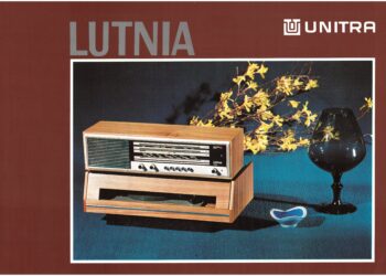 ulotka reklamowa radioodbiornika Lutnia