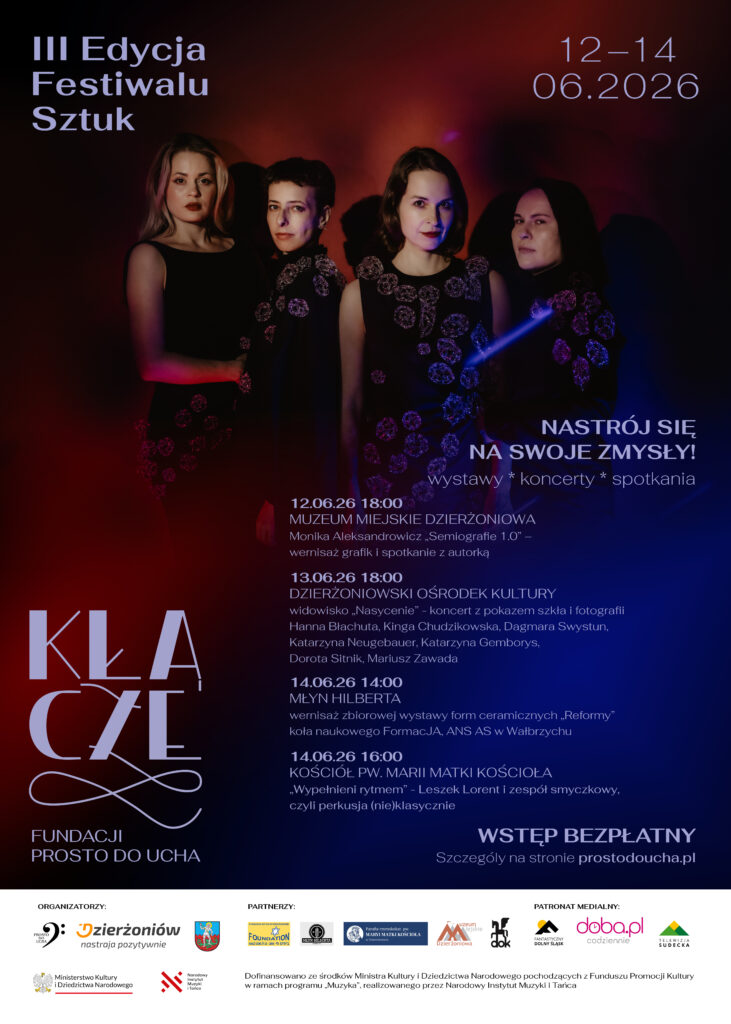 plakat Festiwalu Sztuk Kłącze 2026